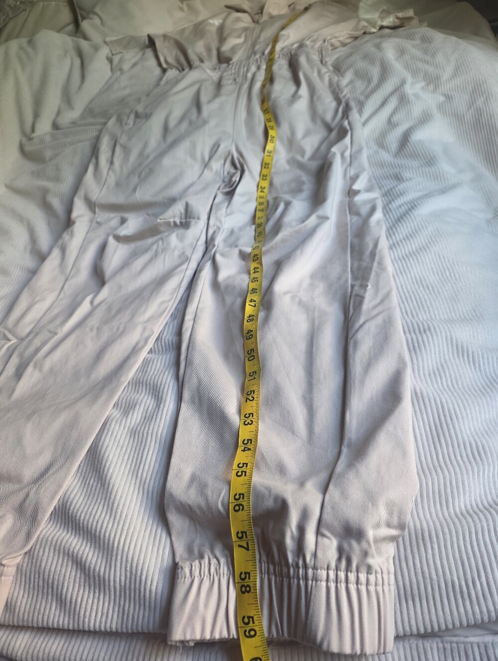 Adidas Women's Tiro Jumpuit Crystal Linen Off White Bnwt - Picture 8 of 9